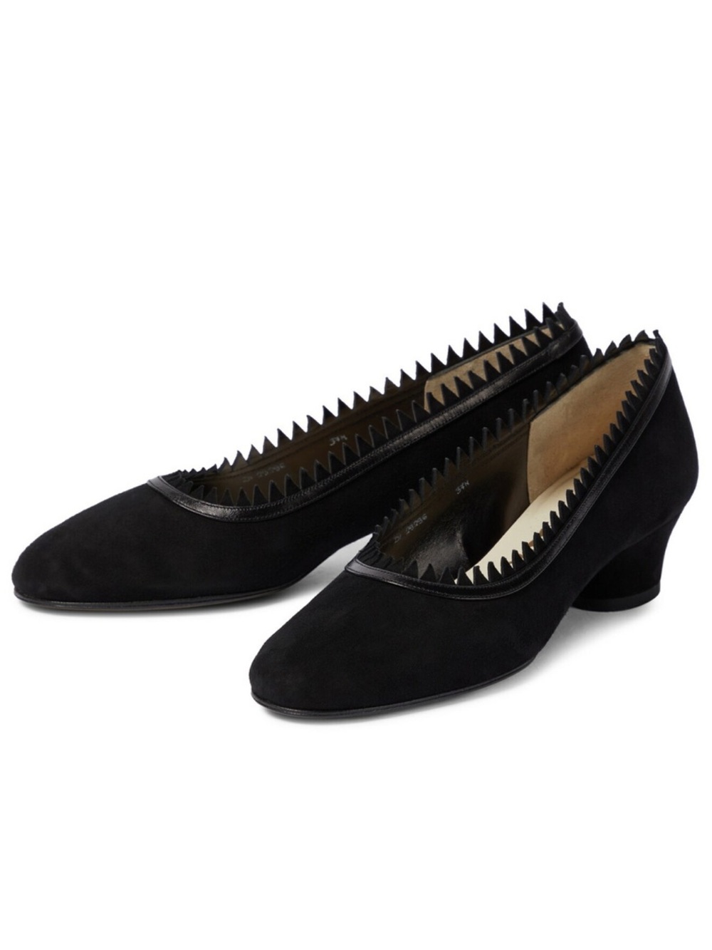 Salvatore Ferragamo Frania Black Suede Pumps Size 8